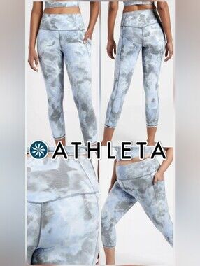 2 For $30😊 Athleta Salutation Stash Pockets II Performance 7/8 Leggings